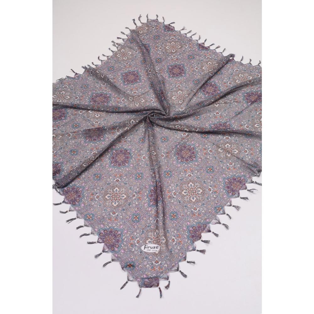 Firuze Star Desenli Boncuklu Tülbent - Desen-52 - Renk-04