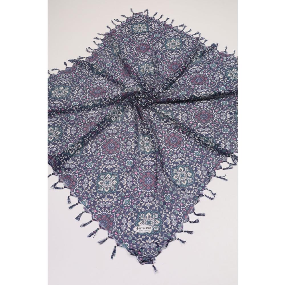 Firuze Star Desenli Boncuklu Tülbent - Desen-52 - Renk-04