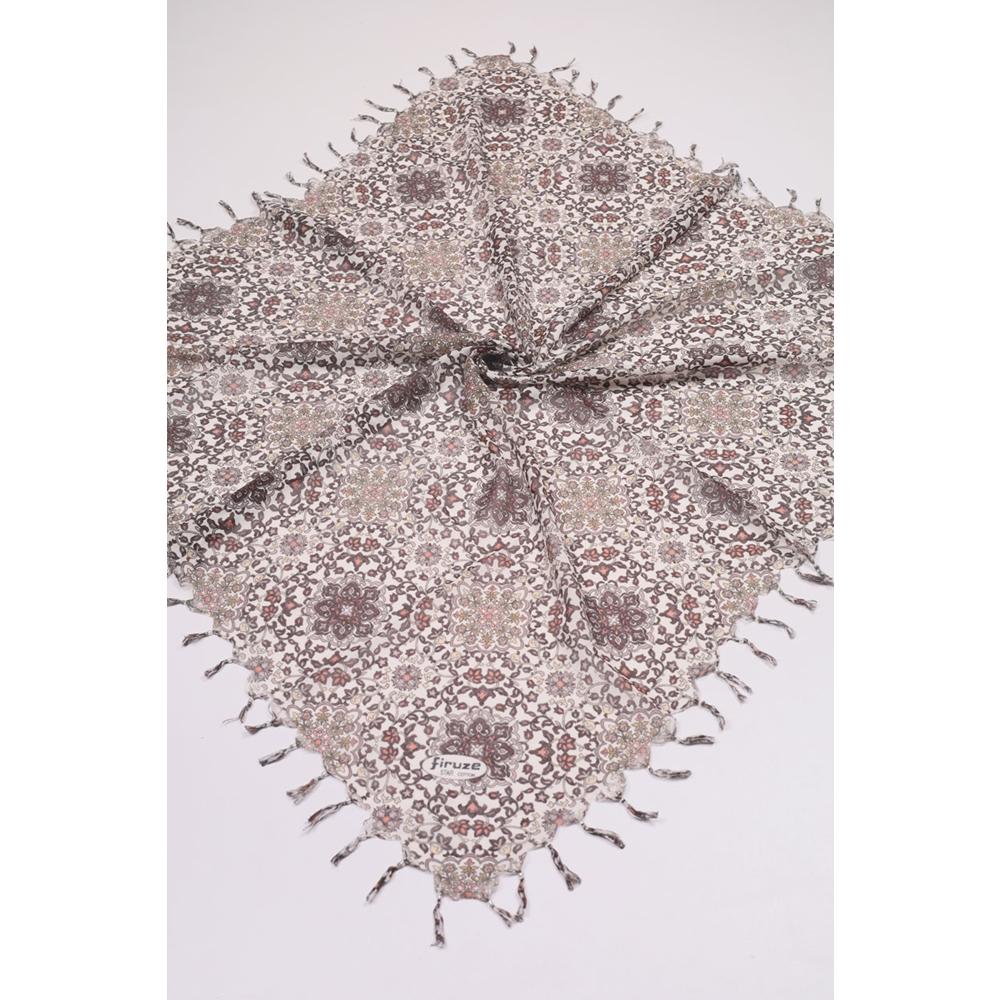 Firuze Star Desenli Boncuklu Tülbent - Desen-52 - Renk-04