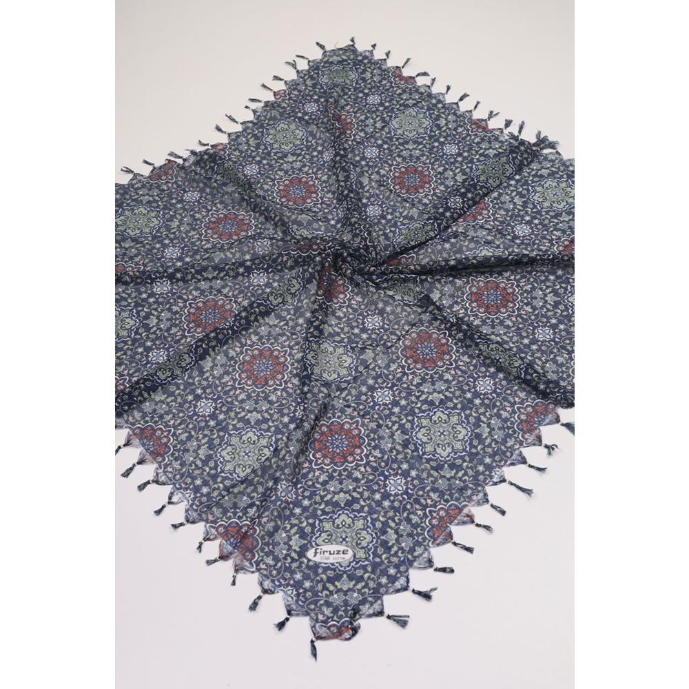 Firuze Star Desenli Boncuklu Tülbent - Desen-52 - Renk-04