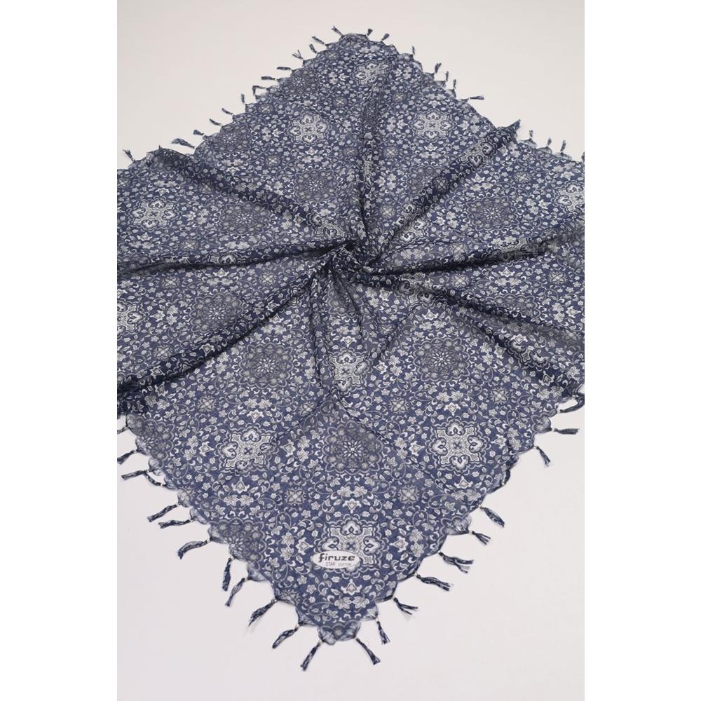 Firuze Star Desenli Boncuklu Tülbent - Desen-52 - Renk-04