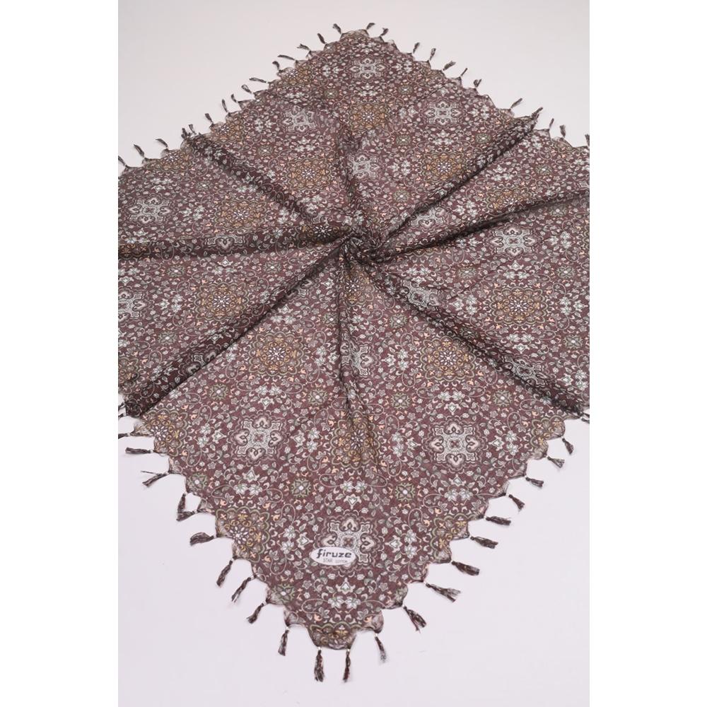 Firuze Star Desenli Boncuklu Tülbent - Desen-52 - Renk-04