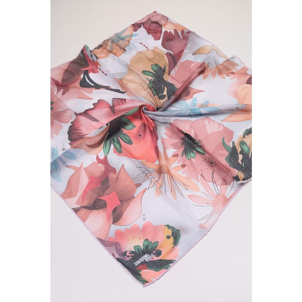Bonjela Desenli Dijital Soft Eşarp - Desen-04