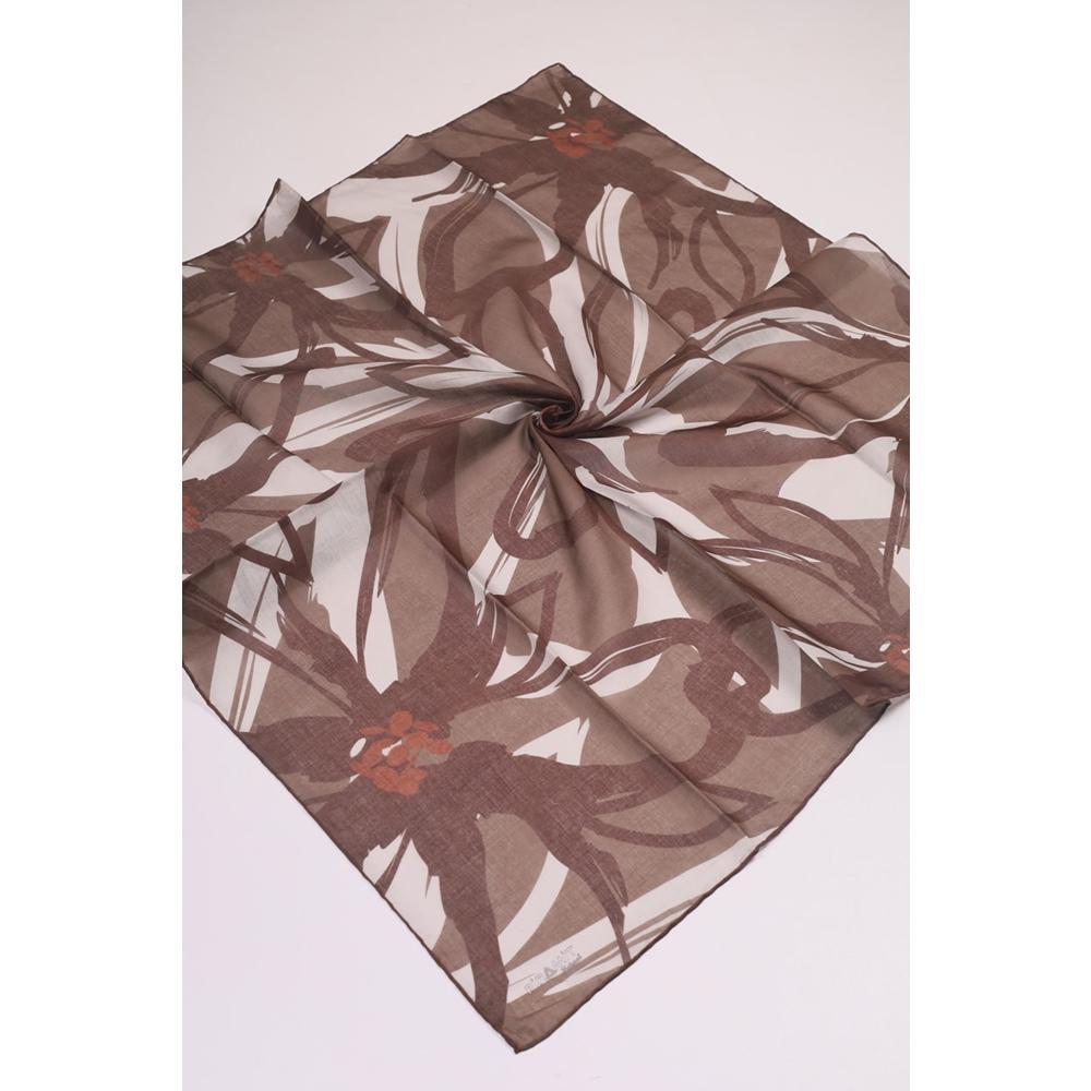 Piramit Desenli Naturel Eşarp - Desen-08 - Renk-04