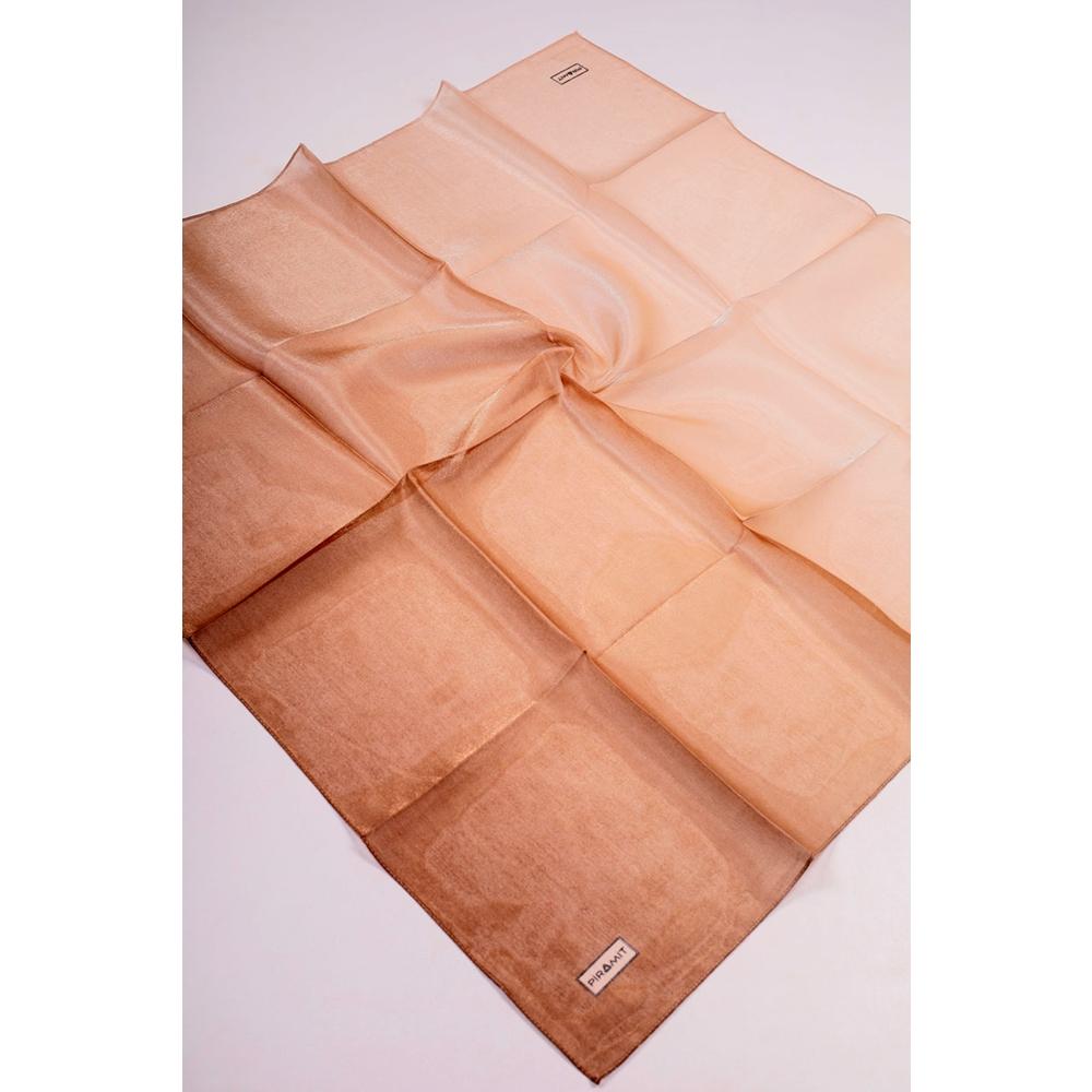 Piramit Degrade Kehribar Eşarp - Desen-05