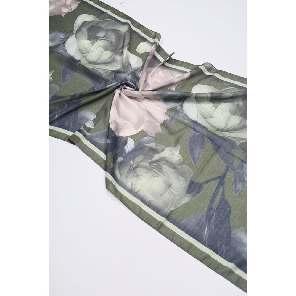 Scarfella Desenli Naturel Şal - Desen-115 - Renk-01