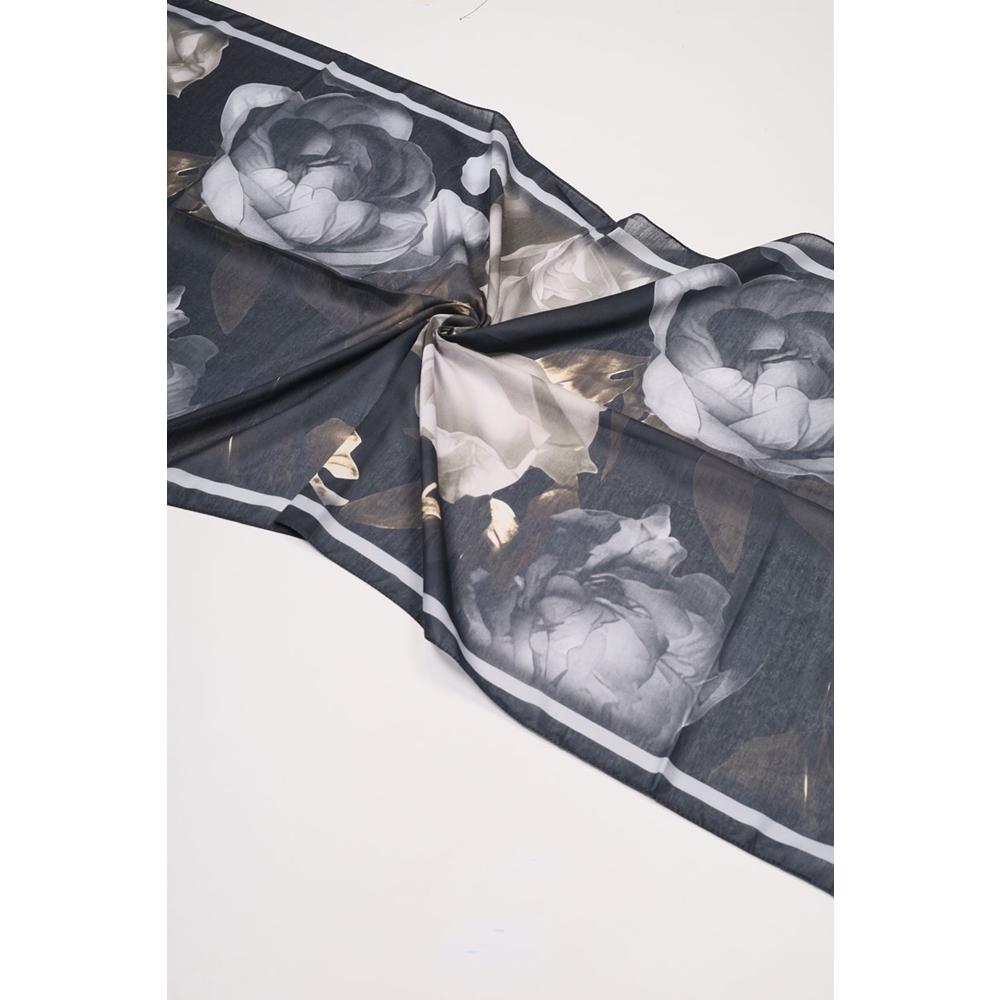 Scarfella Desenli Naturel Şal - Desen-115 - Renk-01