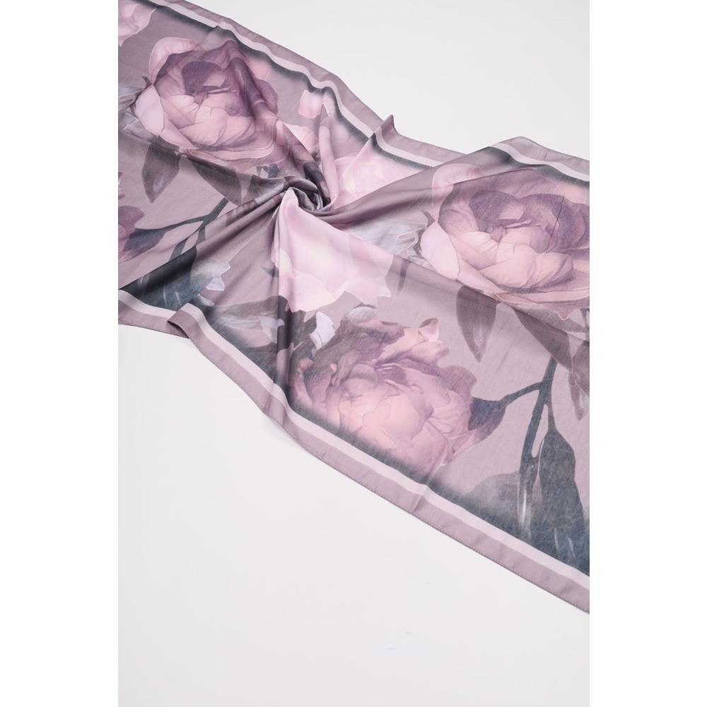 Scarfella Desenli Naturel Şal - Desen-115 - Renk-01