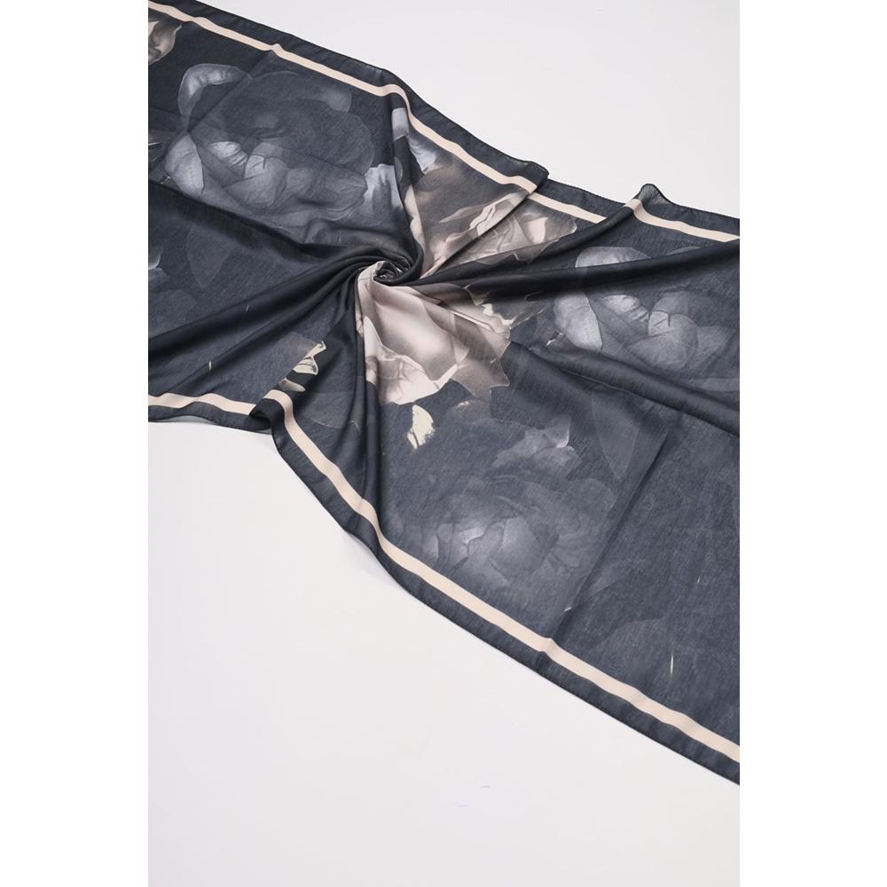 Scarfella Desenli Naturel Şal - Desen-115 - Renk-01