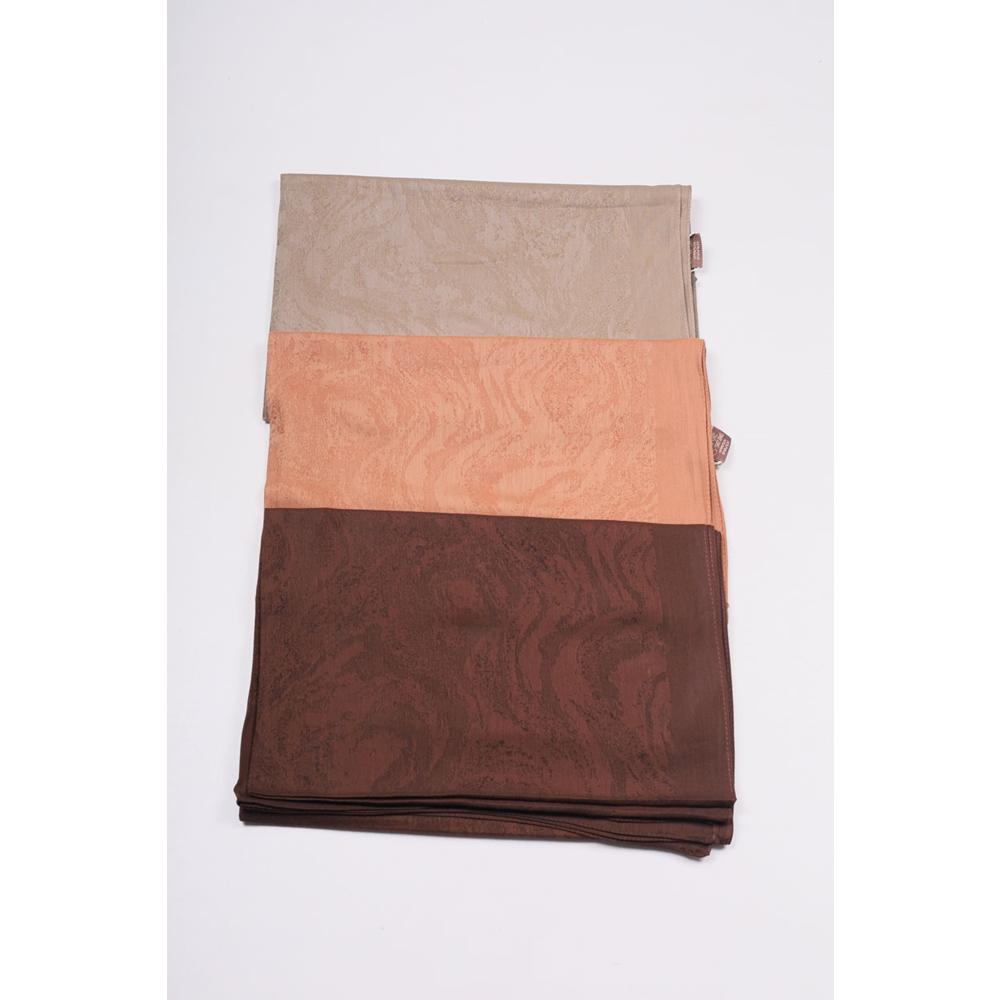 Hint İpek Enrico Ferri Jakarlı Floş Pamuk Şal - Desen-02