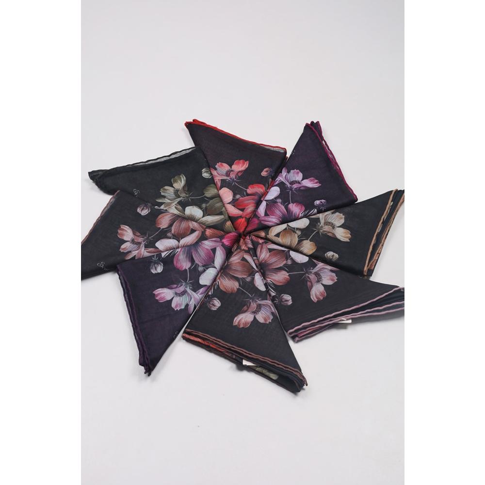 Scarfella Soft El Dikişli Eylül Eşarp - Desen-34