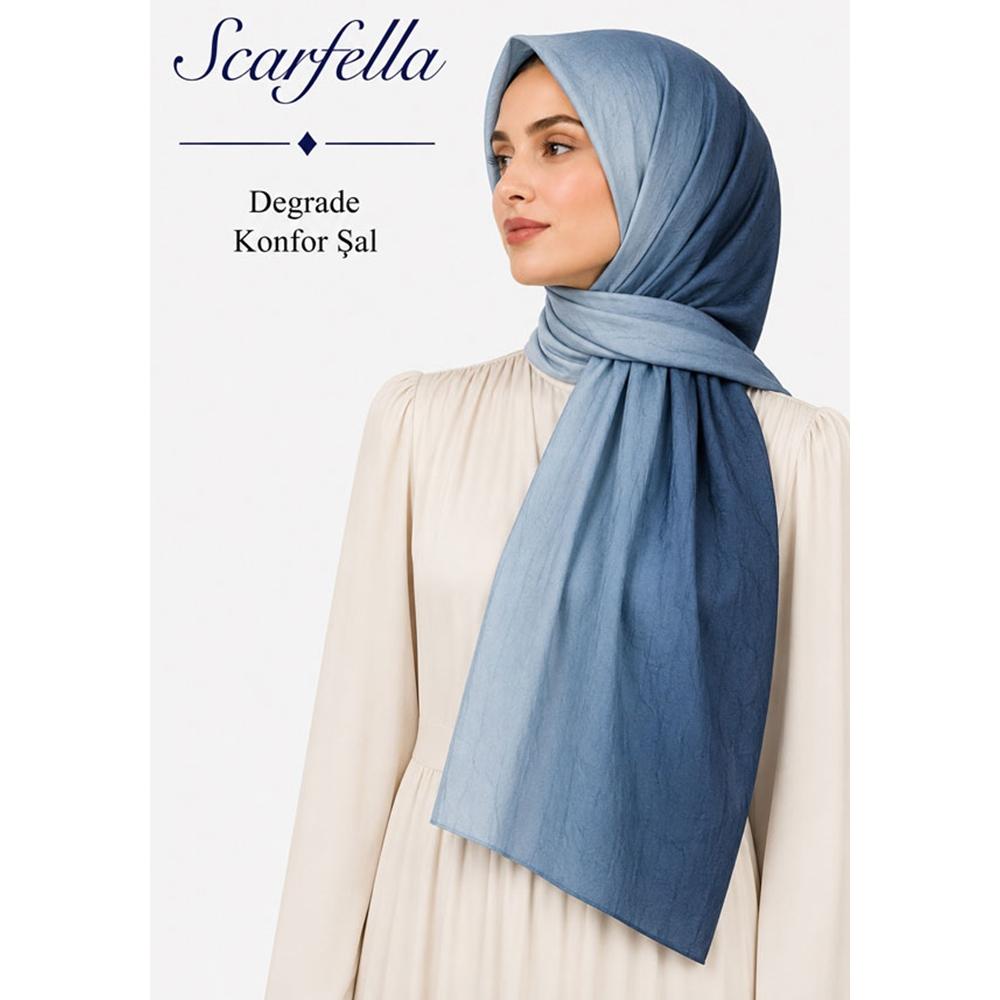 Scarfella Degrade Konfor Şal - Desen-02