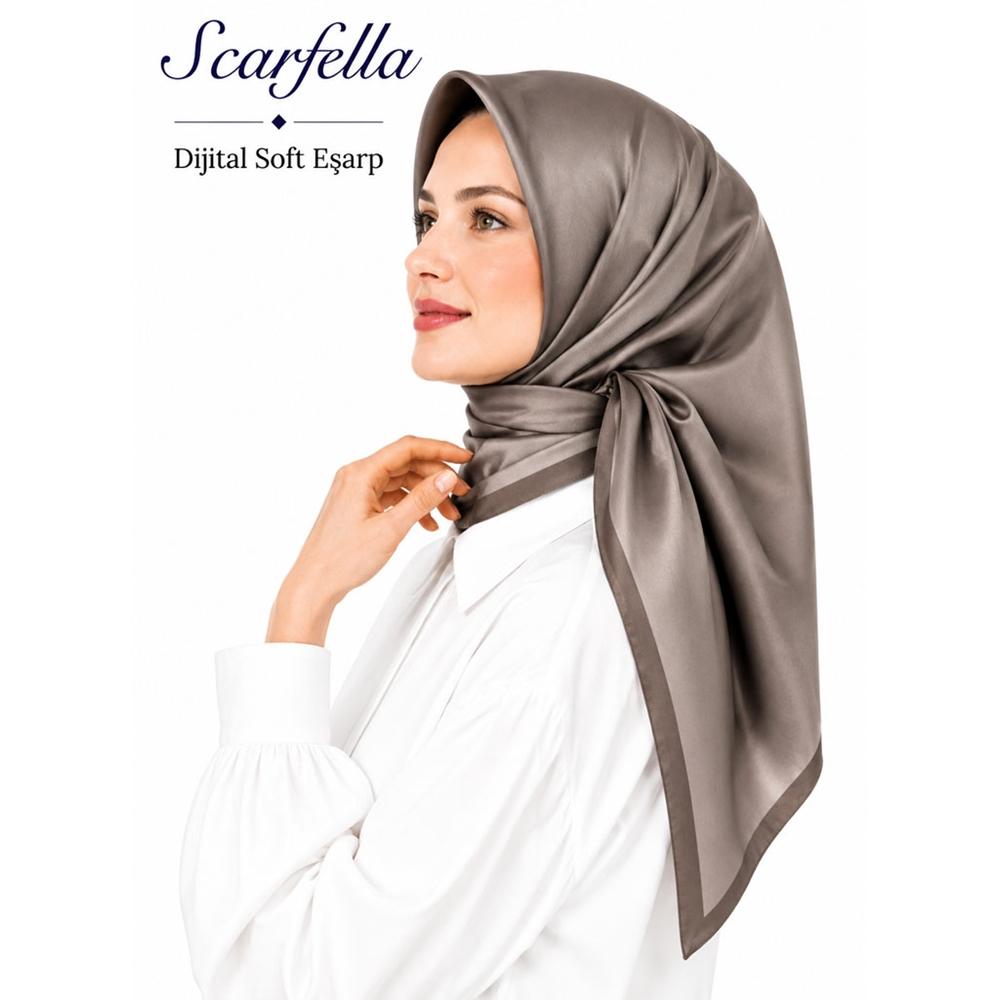 Scarfella Dijital Soft Eşarp - Desen-120
