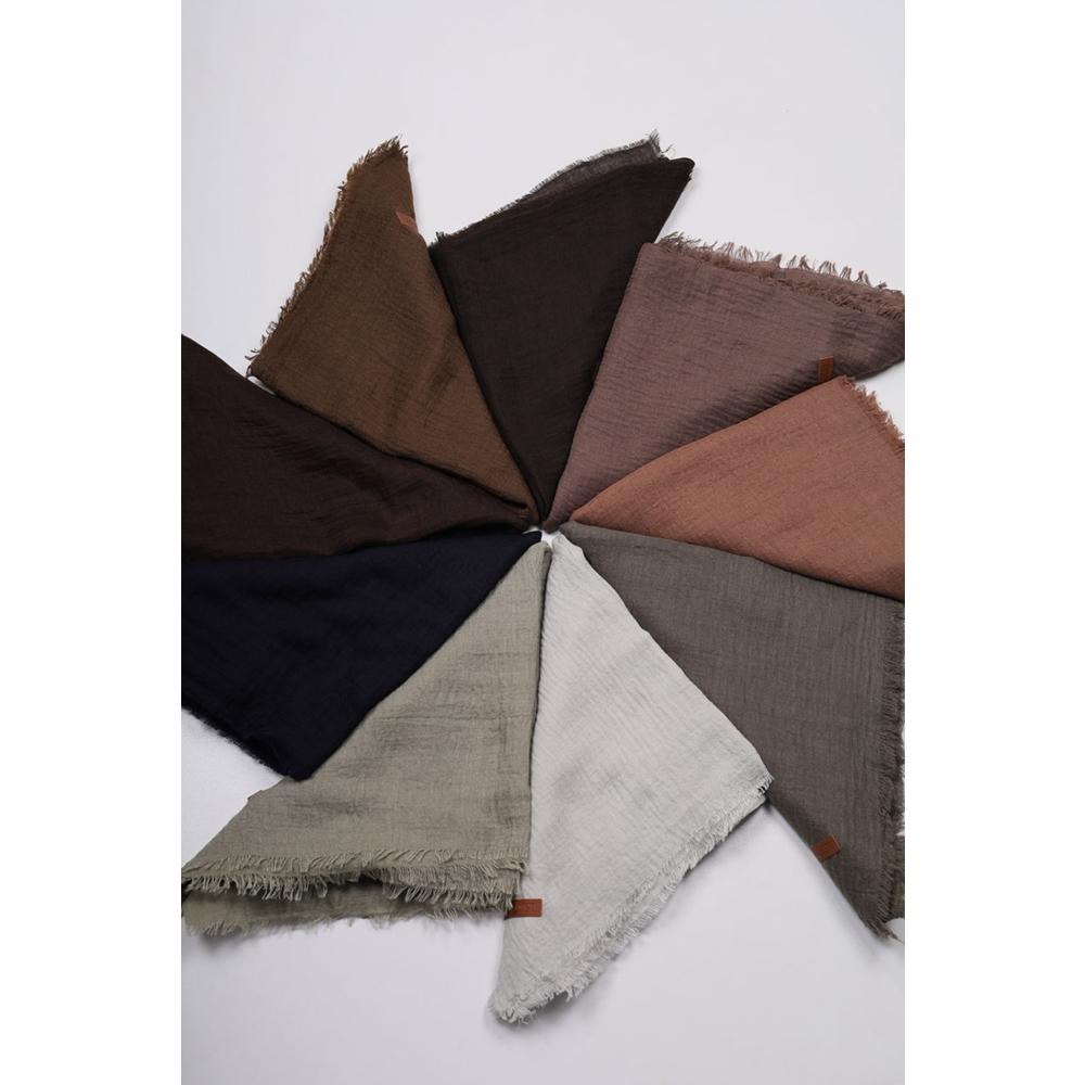 Poloist Düz Renk Bürümcük Eşarp - Desen-01