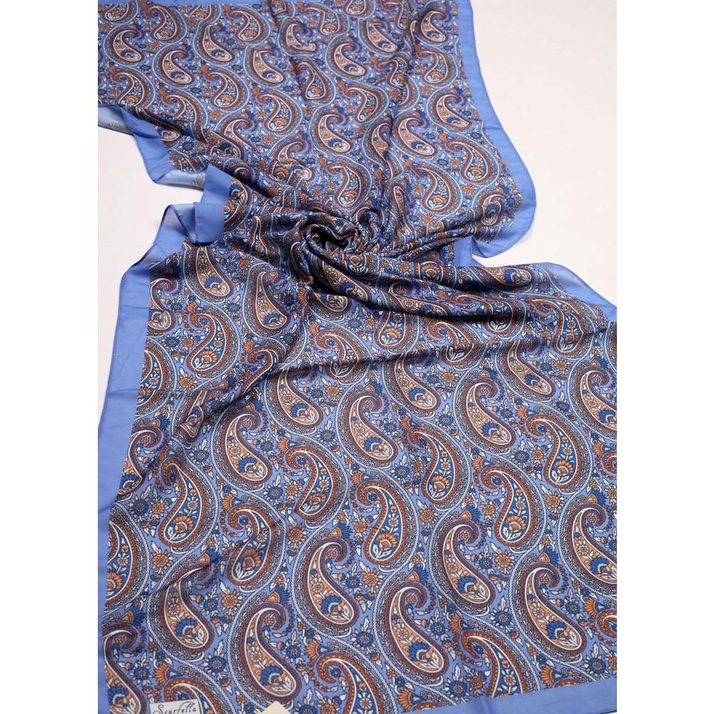 Scarfella Desenli Naturel Şal - Desen-138