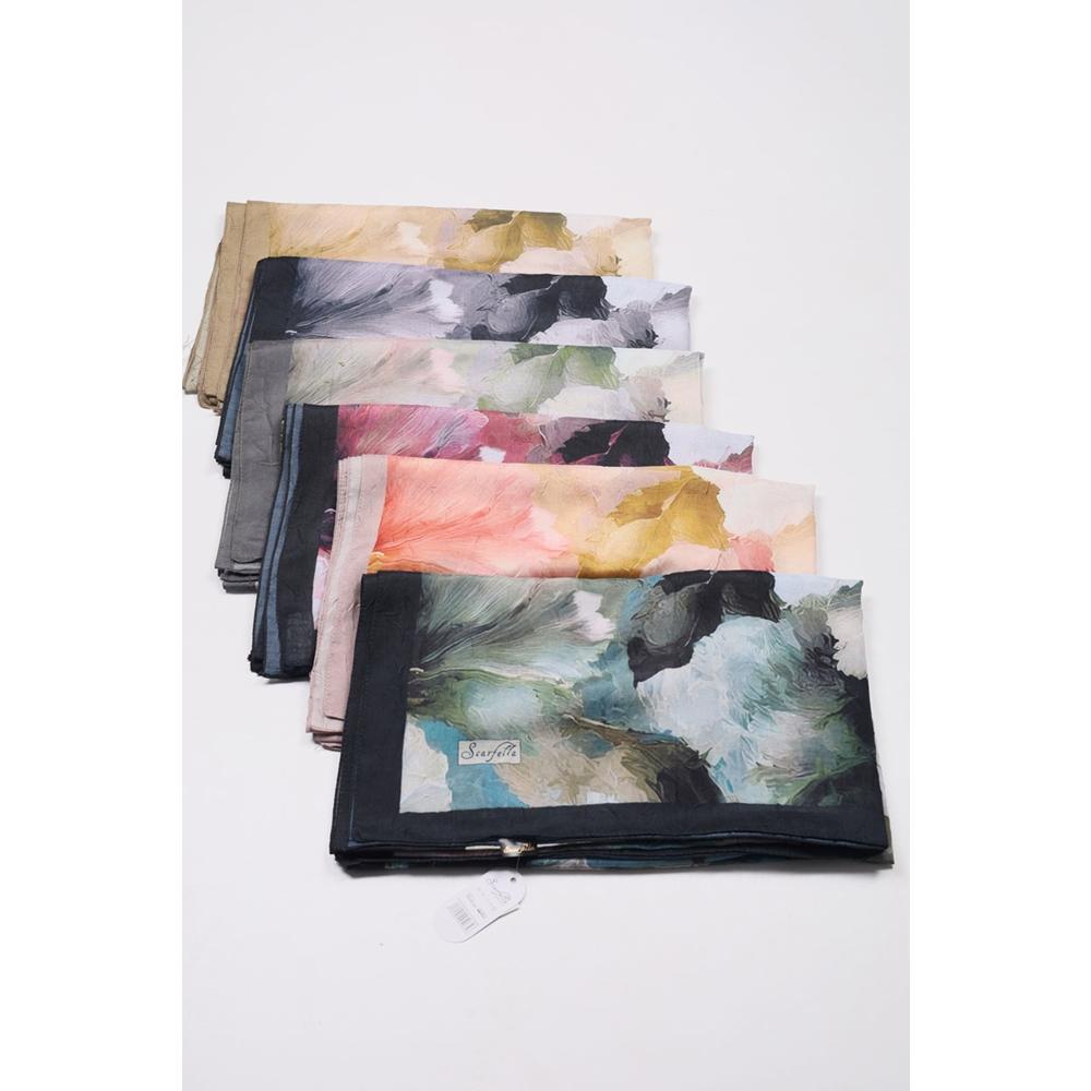 Scarfella Desenli Bambu Kraş Şal - Desen-05