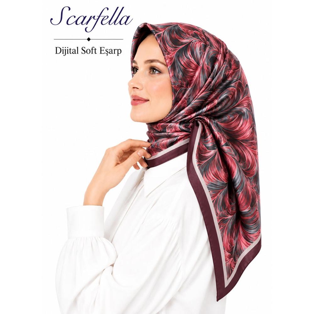 Scarfella Dijital Soft Eşarp - Desen-131