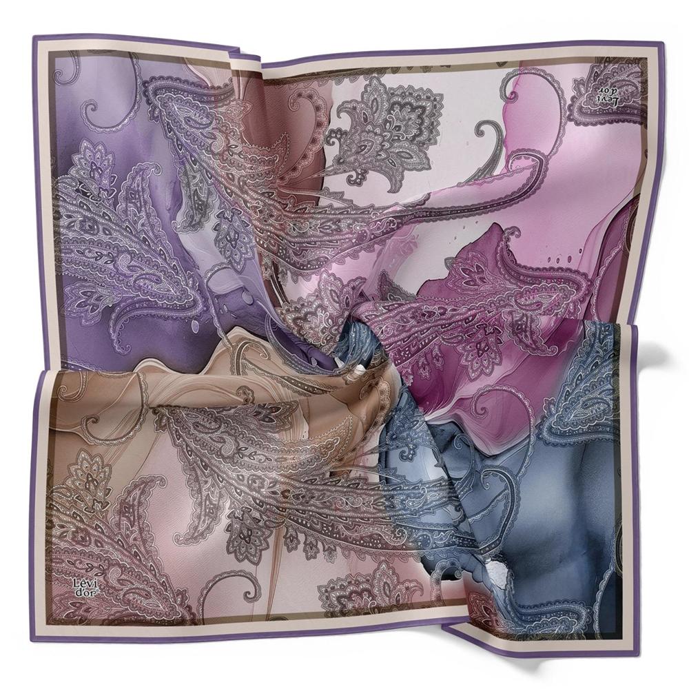 Levidor Twill İpek Eşarp Desen-641 - Renk-01