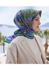 Belli Twill Saf İpek Eşarp 2025 Yaz Sezonu 4111D (T)