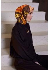 Belli Twill Saf İpek Eşarp - 2026-2027 Sonbahar-Kış 4409D (T)