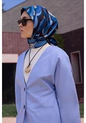 Belli Twill Saf İpek Eşarp - 2026-2027 Sonbahar-Kış 4414D (T)