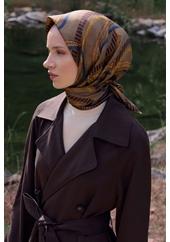 Belli Twill Saf İpek Eşarp - 2026-2027 Sonbahar-Kış 4424D (T)