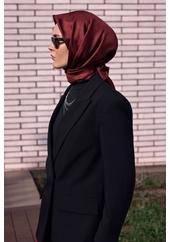 Belli Twill Saf İpek Eşarp - 2026-2027 Sonbahar-Kış 4428D (T)