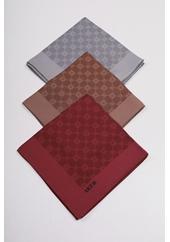 Aker Elegance Monogram Eşarp - Desen-05