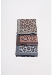 Piramit Desenli Naturel Eşarp - Desen-11