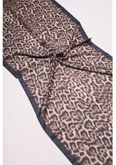 Scarfella Desenli Naturel Şal - Desen-109