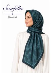 Scarfella Desenli Naturel Şal - Desen-166