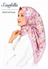 Scarfella Dijital Soft Eşarp - Desen-141