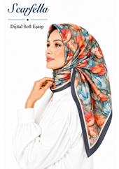 Scarfella Dijital Soft Eşarp - Desen-142