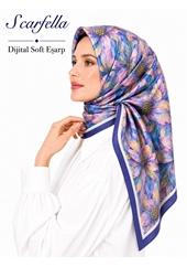 Scarfella Dijital Soft Eşarp - Desen-145