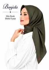 Bonjela Düz Renk Dubai Eşarp - Desen-01