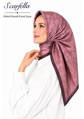 Scarfella Hybrid Desenli Kristal Eşarp - Desen-19