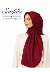 Scarfella Kendinden Desenli Jakar Şal - Desen-12