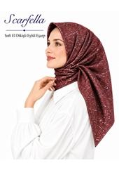 Scarfella Soft El Dikişli Eylül Eşarp - Desen-84