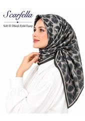 Scarfella Soft El Dikişli Eylül Eşarp - Desen-88