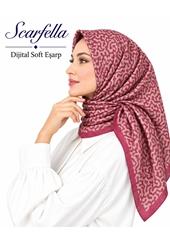 Scarfella Dijital Soft Eşarp - Desen-154