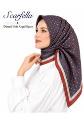Scarfella Desenli Soft Angel Eşarp - Desen-85