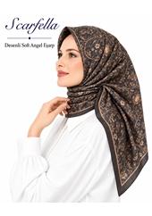 Scarfella Desenli Soft Angel Eşarp - Desen-86
