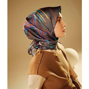Armine Dj Sura Saf İpek Eşarp - 2025-2026 Sonbahar-Kış 9407D (S)