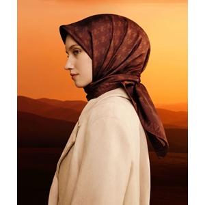 Armine Dj Sura Saf İpek Eşarp - 2025-2026 Sonbahar-Kış 9412D (T)