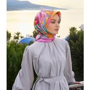 Belli Twill Saf İpek Eşarp 2025 Yaz Sezonu 4107D (T)