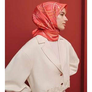 Armine Dj Sura Saf İpek Eşarp - 2025 Yaz Sezonu 9333D (S)