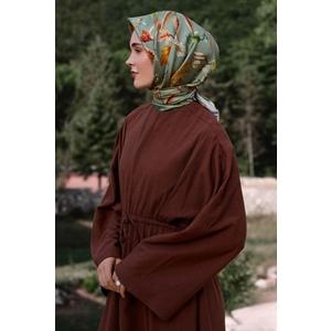 Belli Twill Saf İpek Eşarp - 2026-2027 Sonbahar-Kış 4412D (T)