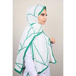 Moda Kaşmir Yeşil Serisi Medine İpeği Şal