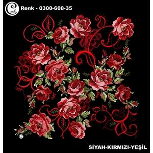 Cenk Desenli Oyalık Yazma - 0300-608 - Renk-22