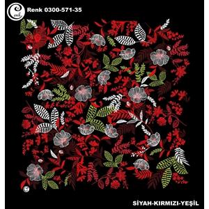 Cenk Desenli Oyalık Yazma - 0300-571 - Renk-19